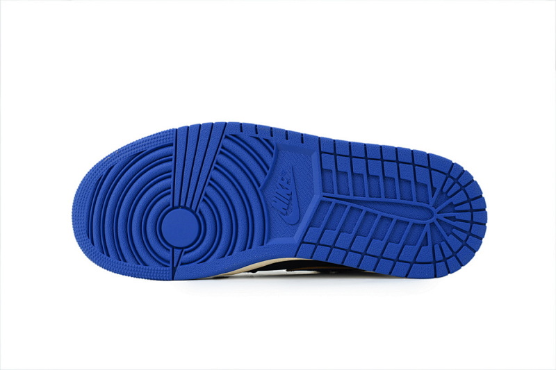 【EA7LR】闪电UN黑蓝 LJR版本乔丹1代 IO7847-001 Fragment Design x Union LA x Air Jordan 1 Retro High OG 'Sport Ro
