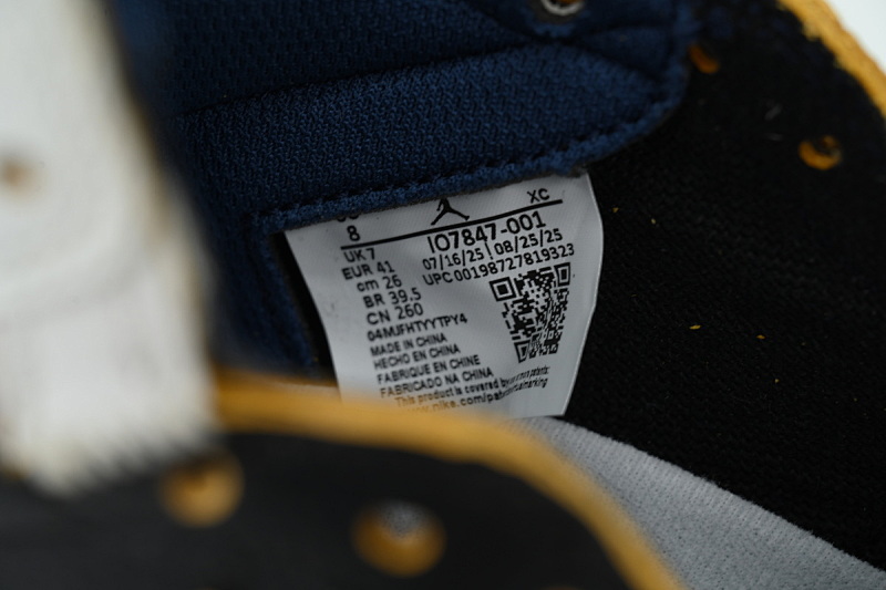 【EA7LR】闪电UN黑蓝 LJR版本乔丹1代 IO7847-001 Fragment Design x Union LA x Air Jordan 1 Retro High OG 'Sport Ro