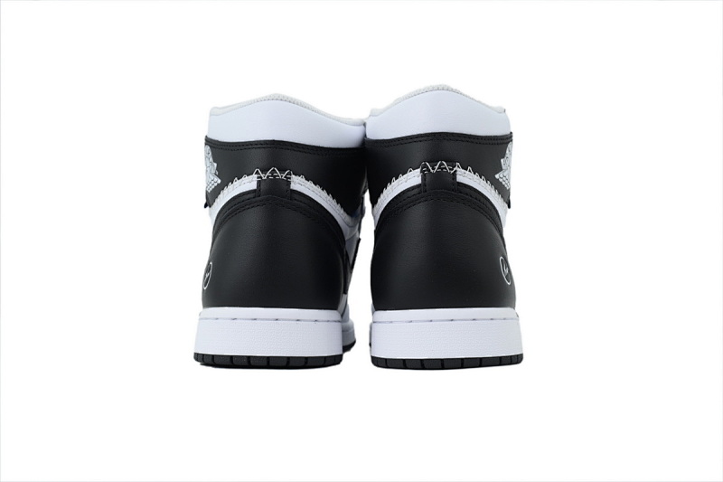 【EA7LR】闪电UN黑白 LJR版本乔丹1代 II7282-100 Union LA x Air Jordan 1 Retro Lightning UN Black And White