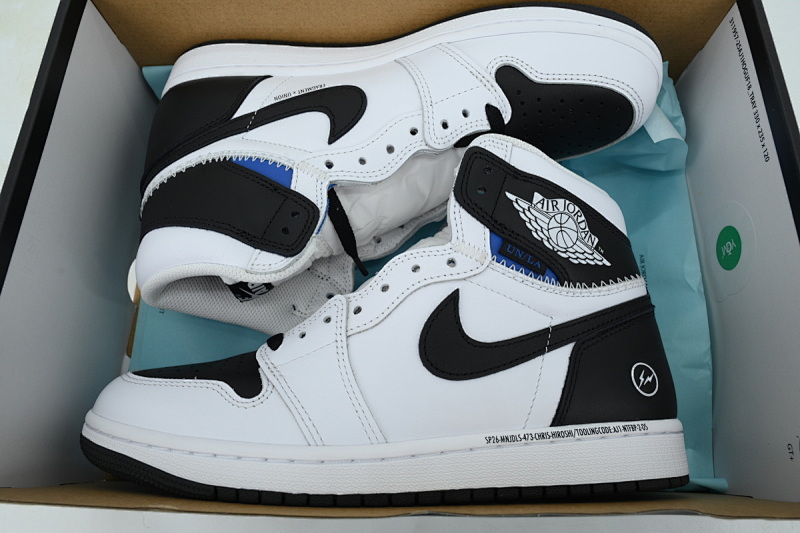 【EA7LR】闪电UN黑白 LJR版本乔丹1代 II7282-100 Union LA x Air Jordan 1 Retro Lightning UN Black And White