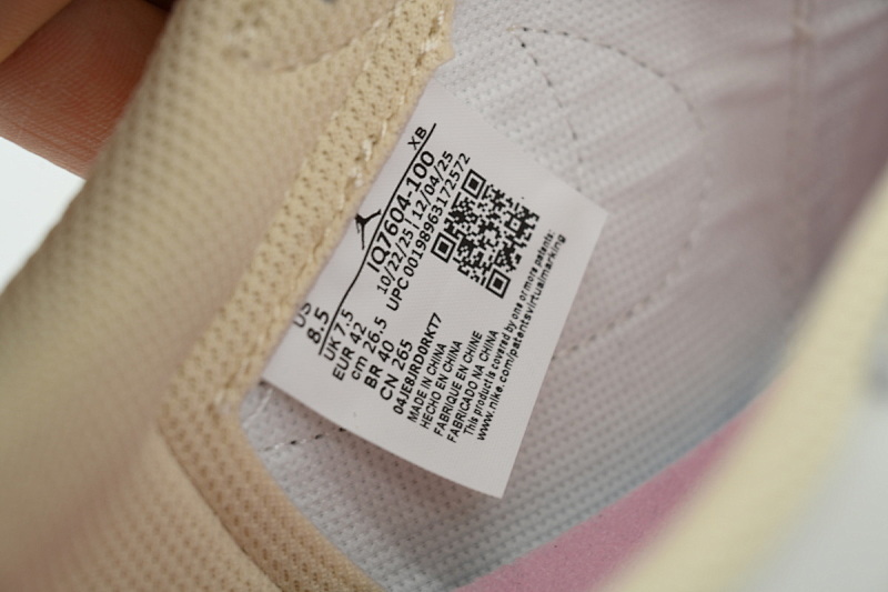 【DA7OG】粉低勾 OG版乔丹1代低帮 IQ7604-100 Travis Scott x Air Jordan 1 Retro Low OG 'Muslin Pink'