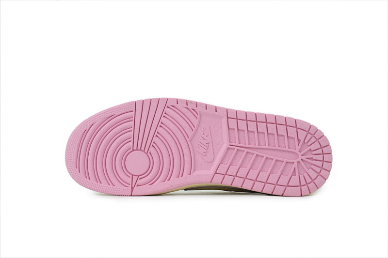 【EA5LR】米粉倒钩  LJR版本乔丹1代 IQ7604-100 Travis Scott x Air Jordan 1 Low Reverse Hook Powder