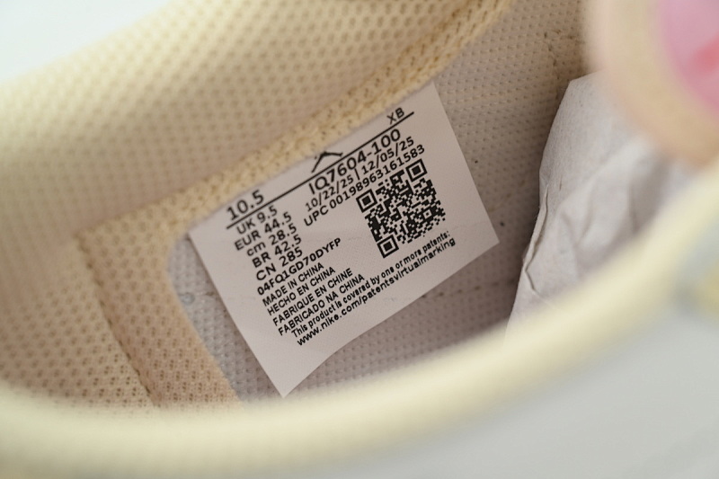 【EA5LR】米粉倒钩  LJR版本乔丹1代 IQ7604-100 Travis Scott x Air Jordan 1 Low Reverse Hook Powder