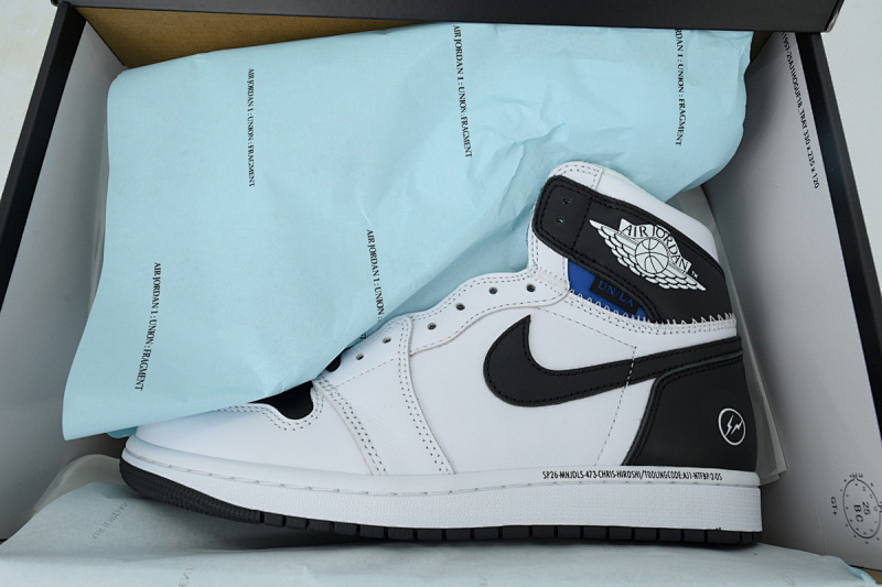 【DA3RN】UN联名黑白 RN版乔丹1代 II7282-100 Union LA x Air Jordan 1 Retro Collaborative Black And White