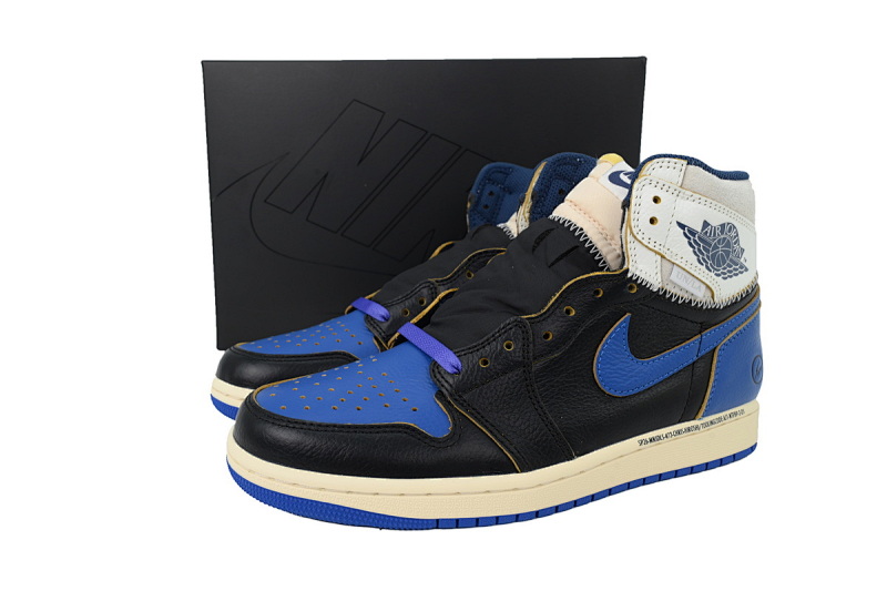 【DA0RN】闪电皇家蓝 RN版乔丹1代 IO7847-001 Fragment Design x Union LA x Air Jordan 1 Retro High OG 'Sport Royal