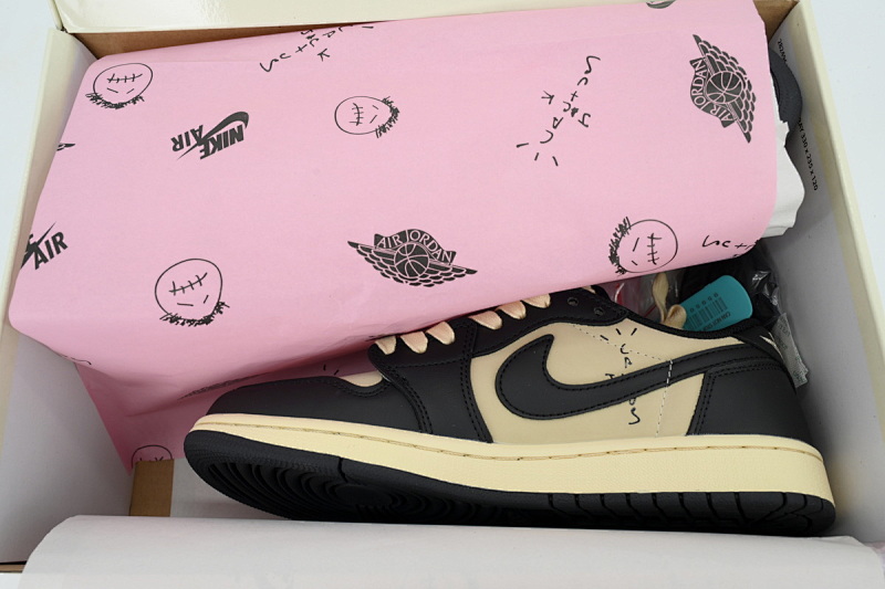 yupoo_320369_7eea95c8.jpg 【AA1XH】奶油倒勾 乔丹1代低帮 DM7866-201 Travis Scott x Air Jordan 1 Retro Low OG SP 'Pale Vanilla'