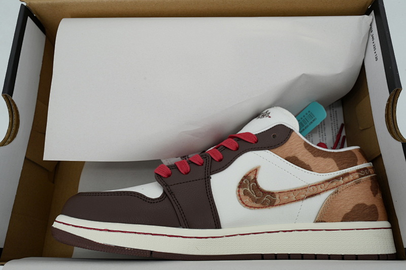 【AA1XH】马年限定 乔丹1代低帮 IQ5321-121 Air Jordan 1 Low Year Of the Horse Limited Edition