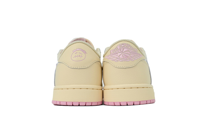 【CA1XP】柔粉倒 XP版乔丹1代低帮 IQ7604-100 Travis Scott x Air Jordan 1 Low Soft Powder Pouring