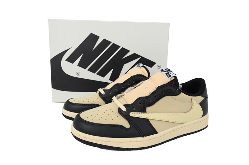 【BA9ZY】米色 ZY版乔丹1代低帮 DM7866-201 Travis Scott x Air Jordan 1 Retro Low OG SP 'Pale Vanilla'
