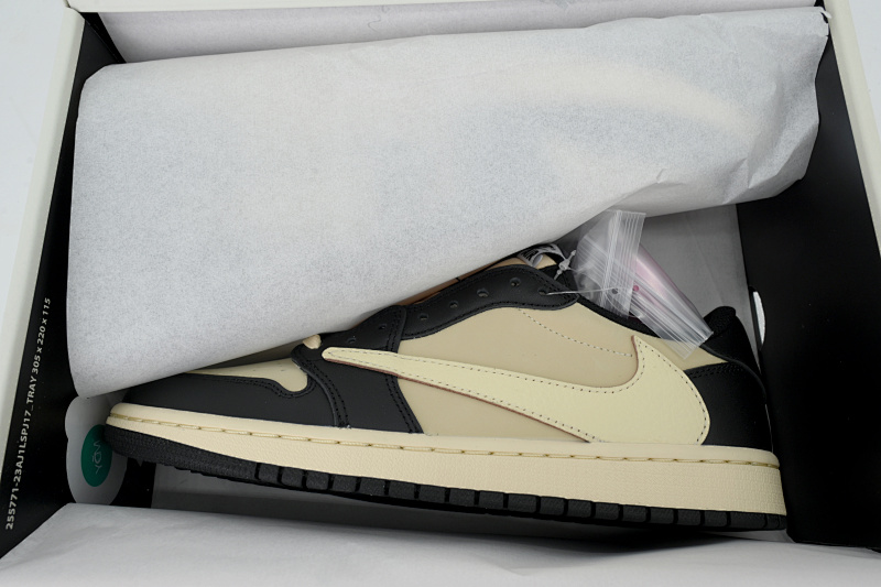 【BA9ZY】米色 ZY版乔丹1代低帮 DM7866-201 Travis Scott x Air Jordan 1 Retro Low OG SP 'Pale Vanilla'
