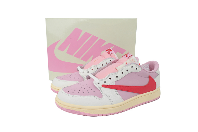【CA1XP】热粉倒 XP版乔丹1代低帮 IQ7604-101 Travis Scott x Air Jordan 1 Low Hot Powder Pouring