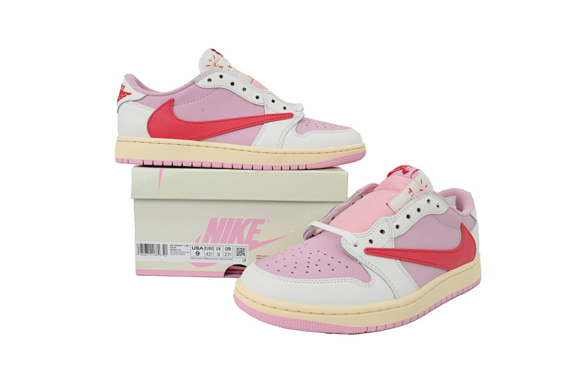 【CA1XP】热粉倒 XP版乔丹1代低帮 IQ7604-101 Travis Scott x Air Jordan 1 Low Hot Powder Pouring
