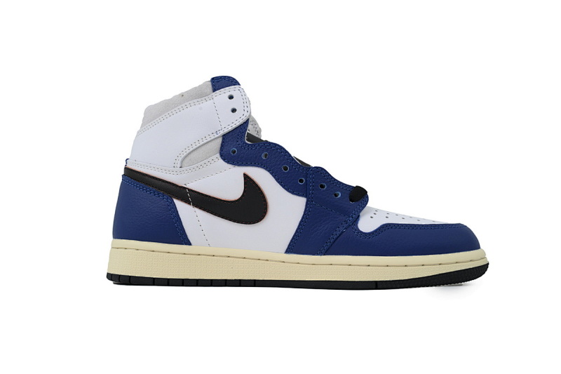 【BA2ZY】76黑蓝  ZY版乔丹1代 DZ5485-100 Air Jordan 1 Retro High OG 'Rare Air - Deep Royal Blue'