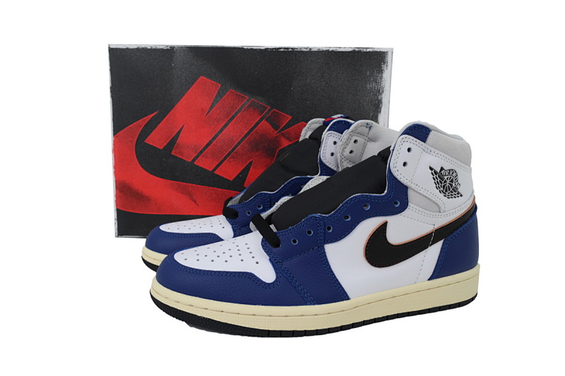【BA2ZY】76黑蓝  ZY版乔丹1代 DZ5485-100 Air Jordan 1 Retro High OG 'Rare Air - Deep Royal Blue'