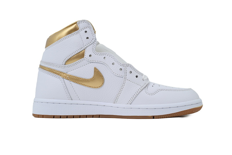 【BA2ZY】65白金 ZY版乔丹1代 FD2596-107 Wmns Air Jordan 1 Retro High OG 'Metallic Gold'