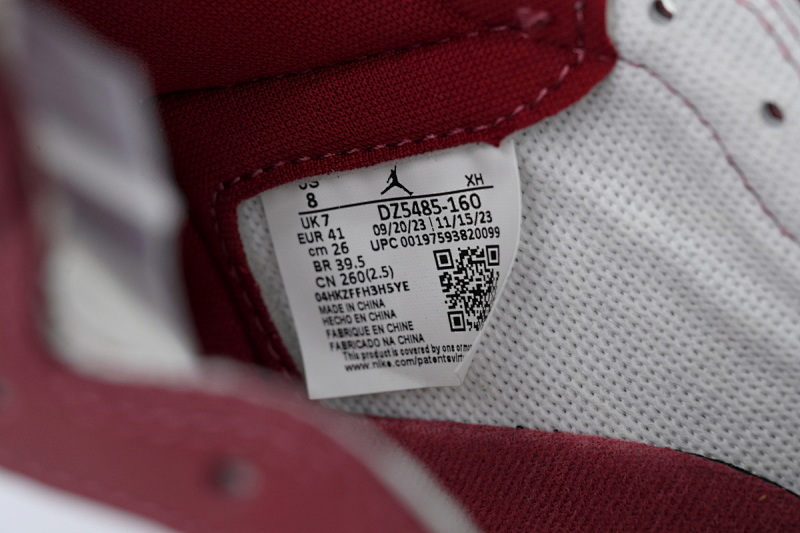 yupoo_320699_09e72962.jpg 【BA2ZY】62酒红白 ZY版乔丹1代 DZ5485-160 Air Jordan 1 Retro High OG 'Artisanal Red'