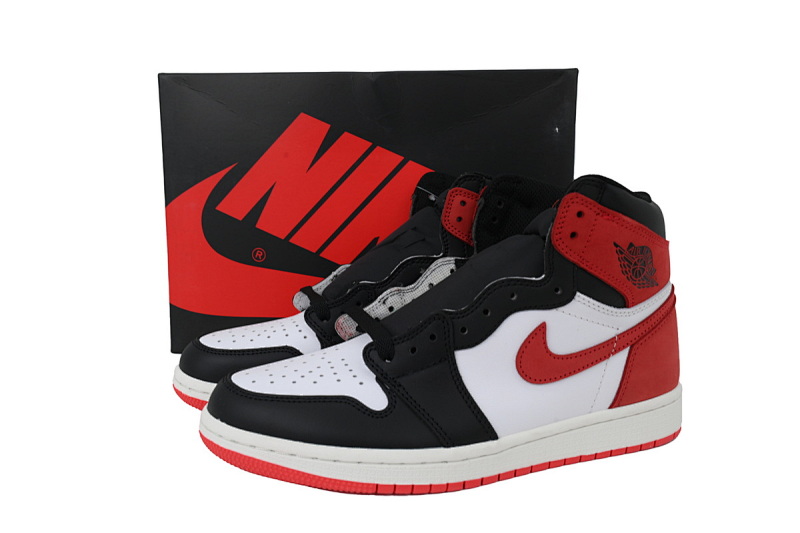【BA2ZY】52六冠王黑橘红 ZY版乔丹1代 555088-112 Air Jordan 1 Retro High OG 'Best Hand in the Game - Track Red'