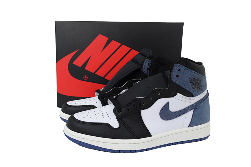 【BA2ZY】51六冠王贪玩蓝月 ZY版乔丹1代 555088-115 Air Jordan 1 Retro High OG 'Best Hand in the Game - Blue Moon'