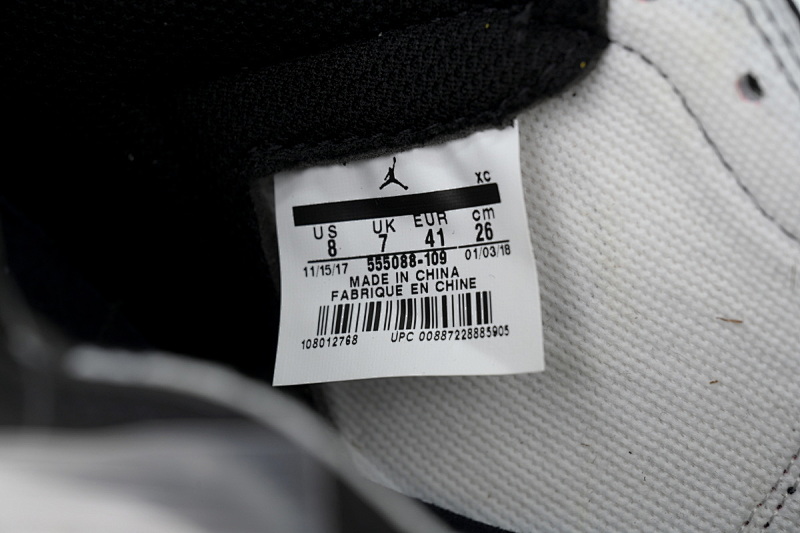 【BA2ZY】50六冠王黑黄脚趾 ZY版乔丹1代 555088-109  Air Jordan 1 Retro High OG 'Best Hand in the Game - Yellow Och