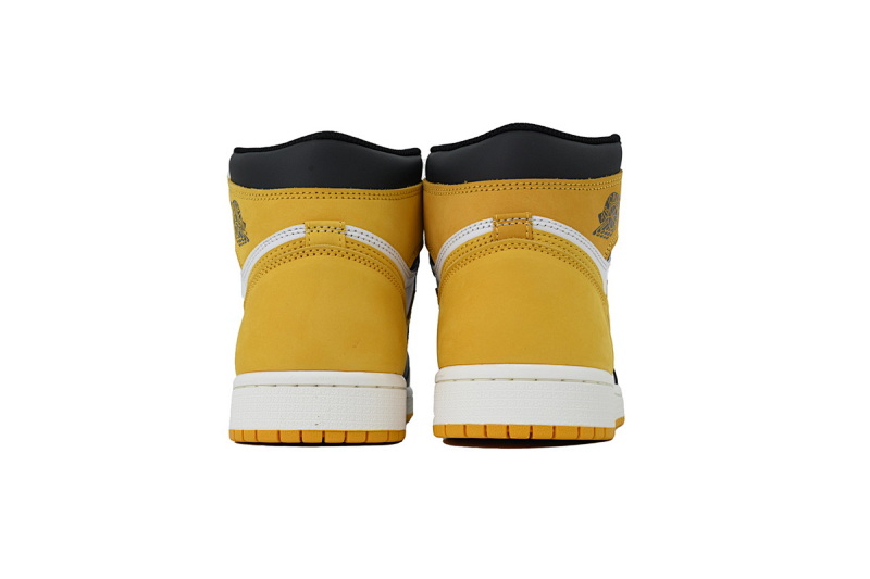 【BA2ZY】50六冠王黑黄脚趾 ZY版乔丹1代 555088-109  Air Jordan 1 Retro High OG 'Best Hand in the Game - Yellow Och