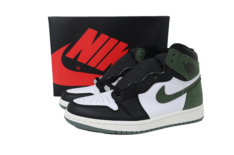 【BA2ZY】49六冠王墨绿  ZY版乔丹1代 555088-135 Air Jordan 1 Retro High OG 'Best Hand in the Game - Clay Green'