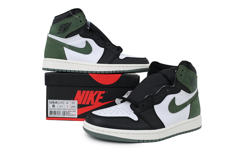 【BA2ZY】49六冠王墨绿  ZY版乔丹1代 555088-135 Air Jordan 1 Retro High OG 'Best Hand in the Game - Clay Green'