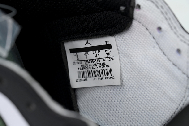 【BA2ZY】49六冠王墨绿  ZY版乔丹1代 555088-135 Air Jordan 1 Retro High OG 'Best Hand in the Game - Clay Green'