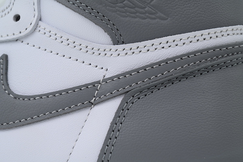 【BA2ZY】34复古白灰 ZY版乔丹1代 555088-037 Air Jordan 1 Retro High OG 'Stealth'