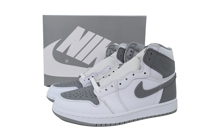 【BA2ZY】34复古白灰 ZY版乔丹1代 555088-037 Air Jordan 1 Retro High OG 'Stealth'