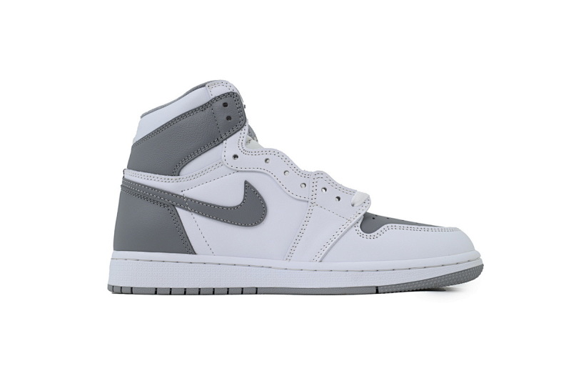 【BA2ZY】34复古白灰 ZY版乔丹1代 555088-037 Air Jordan 1 Retro High OG 'Stealth'