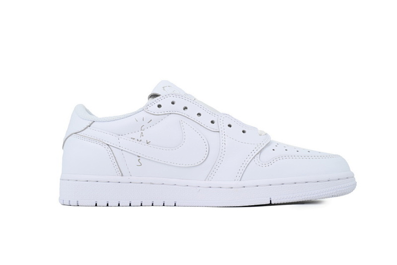 【BA9ZY】全白限量 ZY版乔丹1代低帮 TD1228-111 Travis Scott x Air Jordan 1 Retro Low OG SP 'Michael Rubin White '