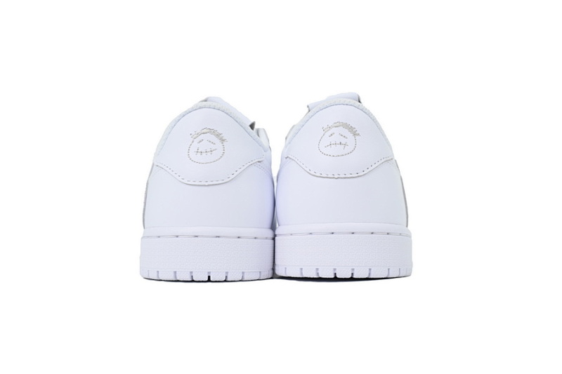 【BA9ZY】全白限量 ZY版乔丹1代低帮 TD1228-111 Travis Scott x Air Jordan 1 Retro Low OG SP 'Michael Rubin White '