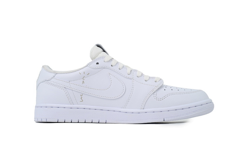 【CA1XP】全白倒勾 XP版乔丹1代低帮 TD1228-111 Travis Scott x Air Jordan 1 Retro Low OG SP 'Michael Rubin White '