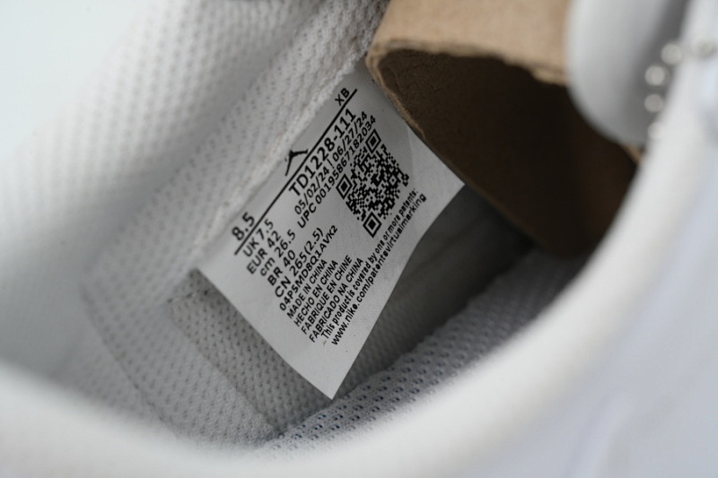 【CA1XP】全白倒勾 XP版乔丹1代低帮 TD1228-111 Travis Scott x Air Jordan 1 Retro Low OG SP 'Michael Rubin White '