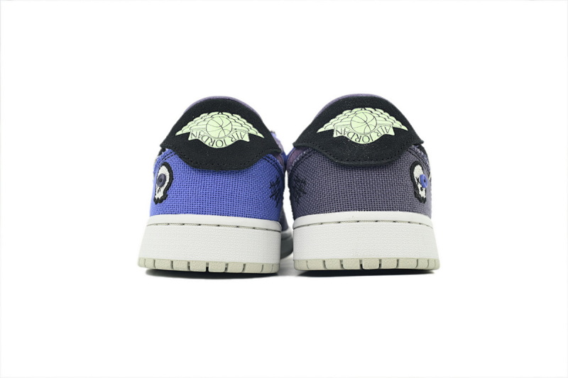 【CA3LR】蓝巫毒娃娃 LJR版本乔丹1代低帮 IH2309-500 Zion Williamson x Air Jordan 1 Retro Low OG 'Voodoo Alternate'