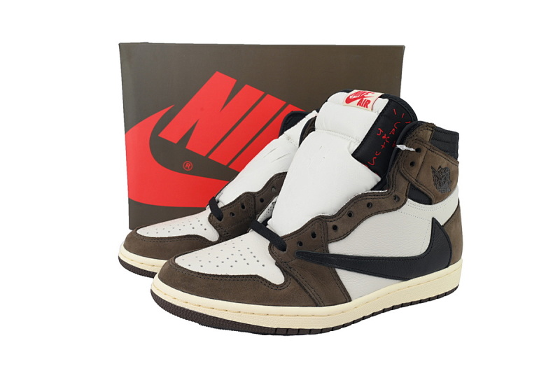 【EA0LR】倒钩高 LJR版本乔丹1代 CD4487-100 Travis Scott x Air Jordan 1 High OG TS SP