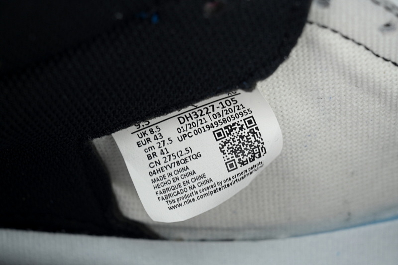 【EA0LR】蓝倒钩高 LJR版本乔丹1代 DH3227-105 Fragment x Travis Scott x Air Jordan 1 High OG Military