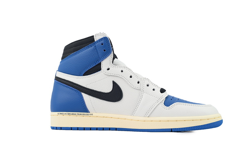 【EA0LR】蓝倒钩高 LJR版本乔丹1代 DH3227-105 Fragment x Travis Scott x Air Jordan 1 High OG Military