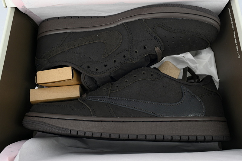 【EA5LR】摩卡倒钩  LJR版本乔丹1代  DM7866-202 Travis Scott x Air Jordan 1 Retro Low OG SP 'Velvet Brown'