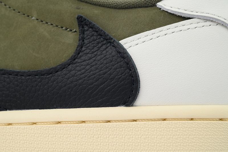 【EA5LR】橄榄绿倒钩 LJR版本乔丹1代 DM7866-200 Travis Scott x Air Jordan 1 Retro Low