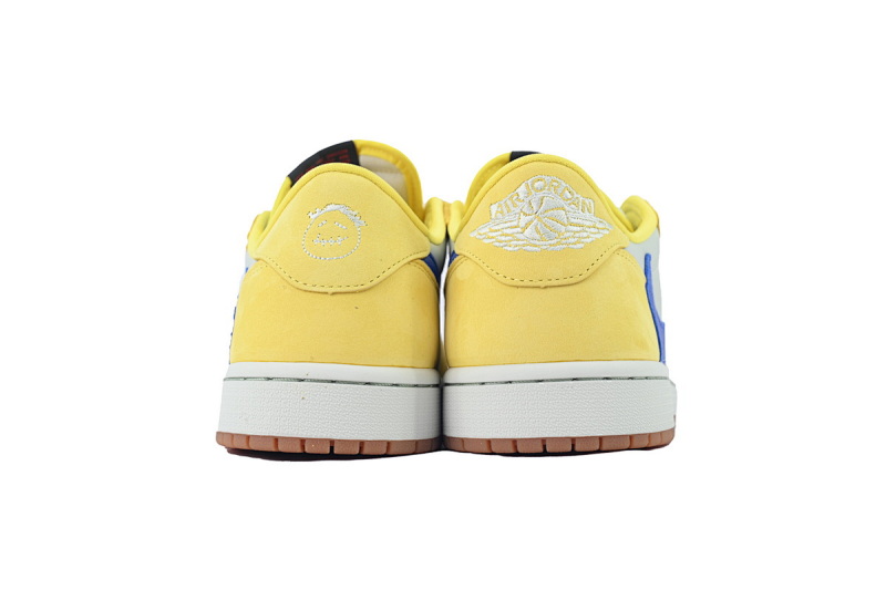 【EA5LR】黄倒钩低 LJR版本乔丹1代  DZ4137-700 Travis Scott x Air Jordan 1 Low OG 'Canary'