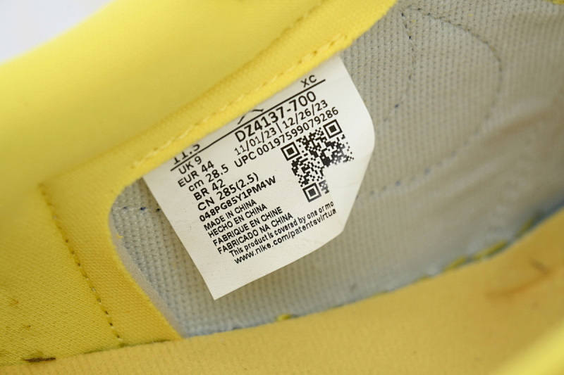 【EA5LR】黄倒钩低 LJR版本乔丹1代  DZ4137-700 Travis Scott x Air Jordan 1 Low OG 'Canary'