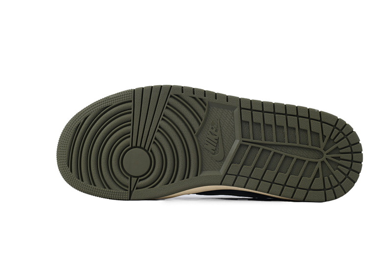 【EA5LR】黑绿倒钩 LJR版本乔丹1代 DZ4137-106 Air Jordan 1 Low OG WMNS “Olive”Black Green Olive