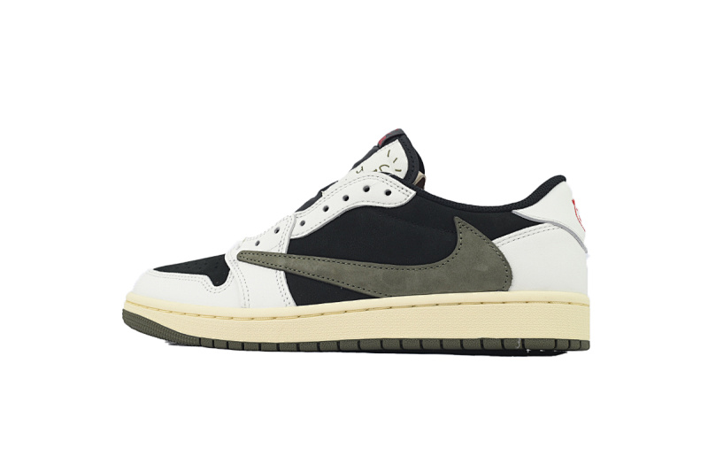 【EA5LR】黑绿倒钩 LJR版本乔丹1代 DZ4137-106 Air Jordan 1 Low OG WMNS “Olive”Black Green Olive