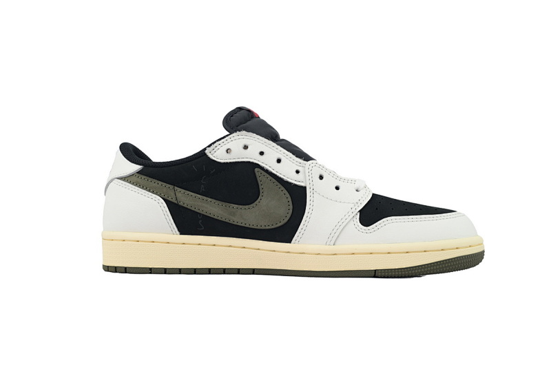 【EA5LR】黑绿倒钩 LJR版本乔丹1代 DZ4137-106 Air Jordan 1 Low OG WMNS “Olive”Black Green Olive