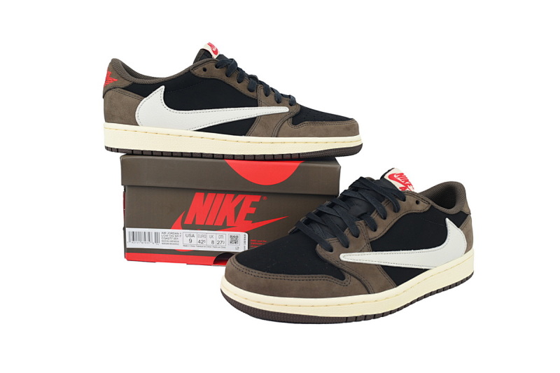 【EA5LR】倒钩低  LJR版本乔丹1代 CQ4277-001 Travis Scott x Air Jordan 1 Low OG SP-T