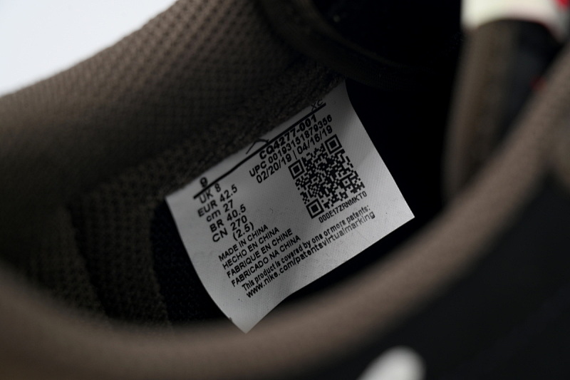 【EA5LR】倒钩低  LJR版本乔丹1代 CQ4277-001 Travis Scott x Air Jordan 1 Low OG SP-T