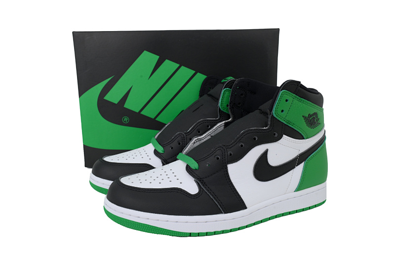 【EA5LR】黑绿脚趾 LJR版本乔丹1代 FD1437-031 Air Jordan 1 Retro High OG GS 'Lucky Green'