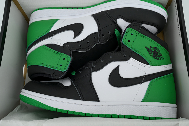 【EA5LR】黑绿脚趾 LJR版本乔丹1代 FD1437-031 Air Jordan 1 Retro High OG GS 'Lucky Green'