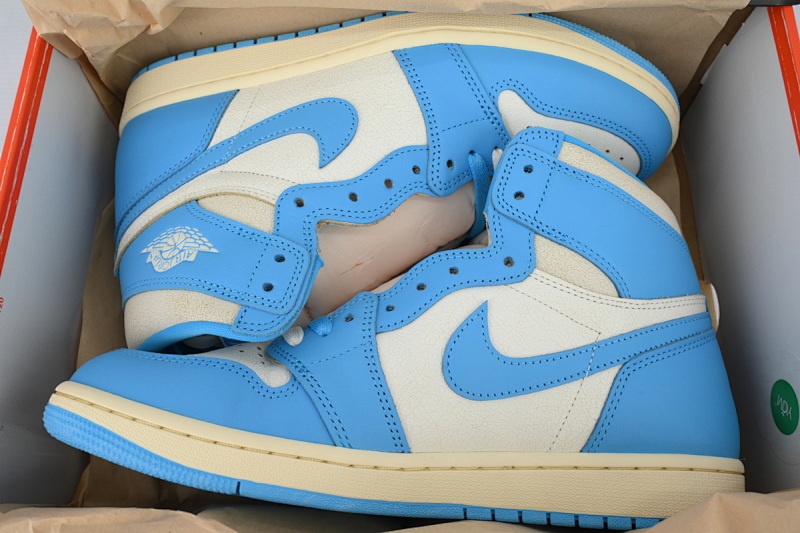 【EA5LR】复刻北卡蓝 LJR版本乔丹1代 DZ5485-402 Air Jordan 1 Retro High OG 'UNC Reimagined'